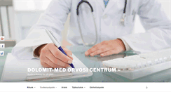 Desktop Screenshot of dolomit-med.hu